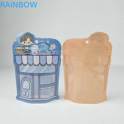 グラバー印刷 マット仕上げ マイラー スタンドアップポック 梱包袋 熱密封可能 ラジン 容易 破裂 切断 シープロック バッグ