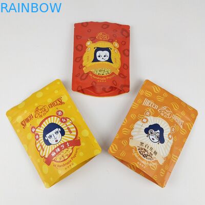 卸売 オーダーメイド ロゴ スタンドアップ ポーチ 匂いがしない食品 包装 ドイパック ザイプ 窓付き プラスチック袋