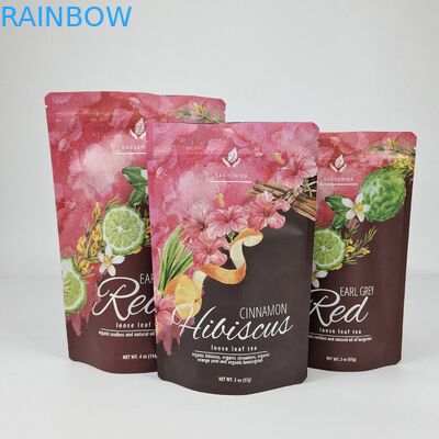 デジタル印刷 熱封印 100g 250g 500g プラスチック シープロック 防臭 スタンドアップ ポケット 包装 マイラー バッグ