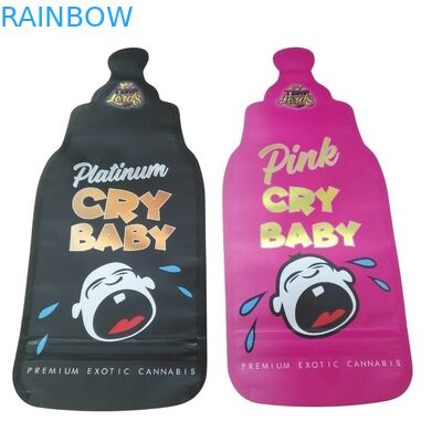 カスタムプリント 3.5g ユニーク 特別 切断型 不正形 マイラー袋 密封 8th 防臭 特別 カリ マイラー袋