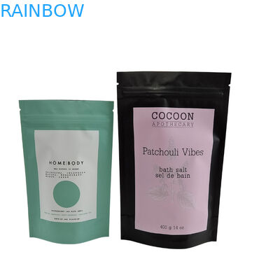 リサイクル可能なシップロック スタンドアップポーチ アルミホイル ボディスクロール スパを楽しむ 浴室 浸水 海塩 生物分解性プラスチックパッケージ