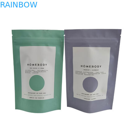 リサイクル可能なシップロック スタンドアップポーチ アルミホイル ボディスクロール スパを楽しむ 浴室 浸水 海塩 生物分解性プラスチックパッケージ