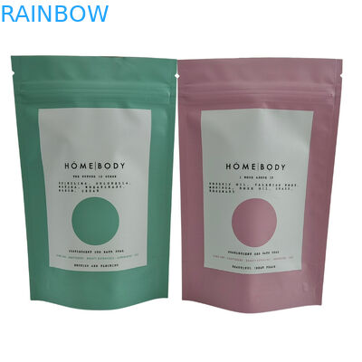 カスタム印刷 アルミホイル 浴場 塩 香辛料 コーヒー 食品 梱包  Zip Lock スタンドアップ ポケット 石けん用のプラスチックミラー袋