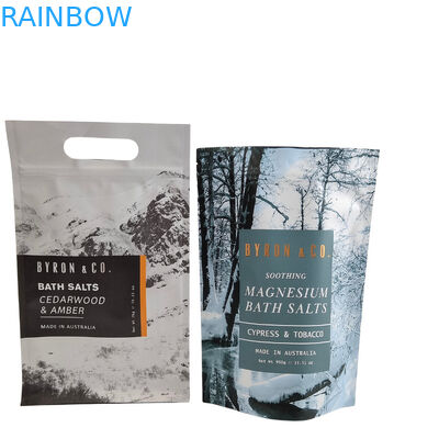 オーダーメイド ロゴ プリント シープロック ポケット ボディ スクラブ 石けん バス爆弾 梱包 アルミニウム フォイル ポケット プラスチック シープ バス塩袋