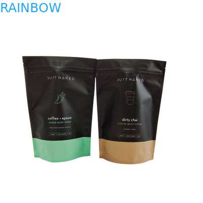 オーダーメイド ロゴ プリント シープロック ポケット ボディ スクラブ 石けん バス爆弾 梱包 アルミニウム フォイル ポケット プラスチック シープ バス塩袋