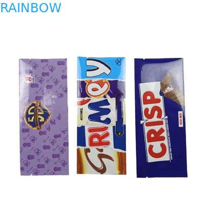 空の砂糖コーヒータンパク質粉末袋 裏側 封印された包装袋