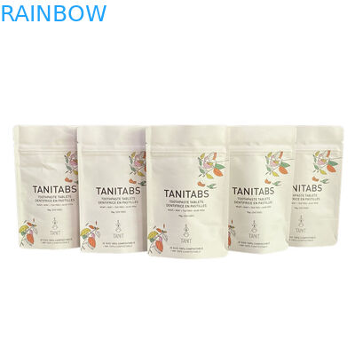 カスタム 防水 生物分解性 プラ クラフト 紙  Ziplock バッグ  Zipper バッグ スタンドアップ バッグ