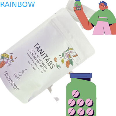 カスタム 防水 生物分解性 プラ クラフト 紙  Ziplock バッグ  Zipper バッグ スタンドアップ バッグ