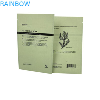カスタムパッケージ 防水 生物分解性 プラスチック アルミ製紙袋 ジップロック フラット コーヒー