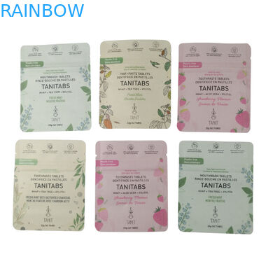 エコフレンドリー  Ziplock スタンドアップ 食品パッケージ 100% 堆肥化 生物分解 クラフト紙袋