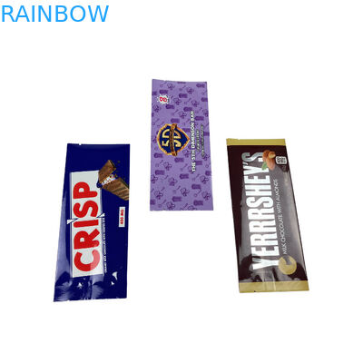 カスタム印刷 食品グレード 裏側 封印されたサケット スナック エネルギーバー 包装 包装 チョコバッグ