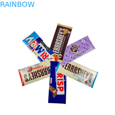 カスタム印刷 食品グレード 裏側 封印されたサケット スナック エネルギーバー 包装 包装 チョコバッグ