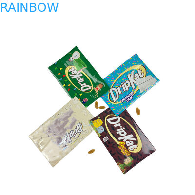カスタム印刷 アルミホイル タンパク質バー 梱包 サケット 食品級ナッツ チョコレートバー 梱包 小型プラスチック袋