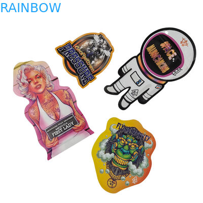 オーダーメイドジップロック 特殊形塑料 防臭 防臭 キャンディ バッグ マイラーパック 3.5g 7g カスタム形 マイラーバッグ