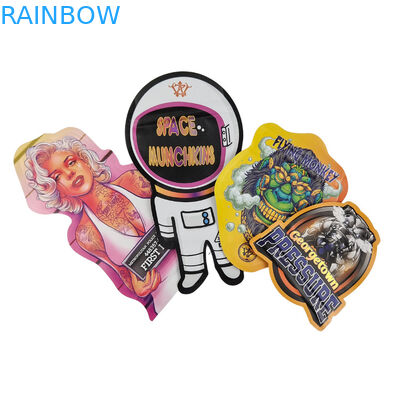 オーダーメイドジップロック 特殊形塑料 防臭 防臭 キャンディ バッグ マイラーパック 3.5g 7g カスタム形 マイラーバッグ