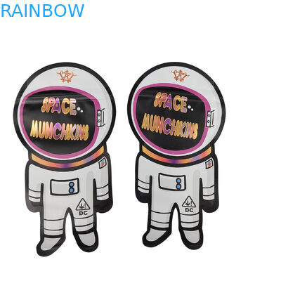 カスタムプリント形 ミニマイラーバッグ 1g 3.5g 7g 14g 28g キノコ 子供耐臭 柔らかい触覚 カーリ パック マイラーバッグ