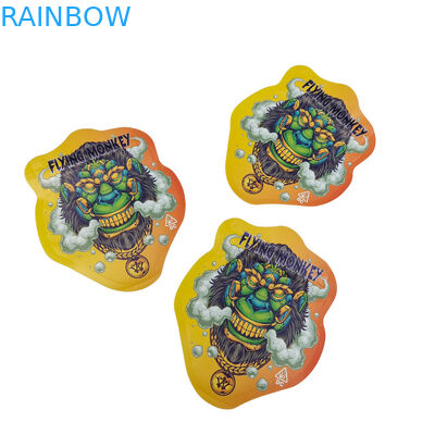 カスタムプリント 3.5g 7g 14g スタンドアップポック ゴム型食用包装 マイラー アルミニウムフィルム 耐子供 防シップロックバッグ