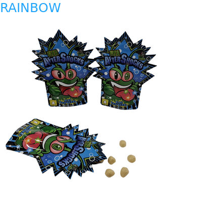 カスタム印刷 梱包デザイン 臭いを防ぐ袋 食品保管 3.5g スナック袋 プラスチック包装 マイラー袋