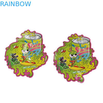 カスタム印刷 梱包デザイン 臭いを防ぐ袋 食品保管 3.5g スナック袋 プラスチック包装 マイラー袋