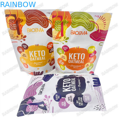 製造価格 デジタル印刷 高品質 食品袋 輝く仕上げ プラスチック袋 透明窓 食品保管