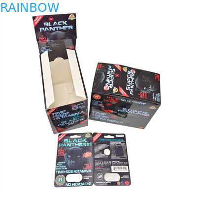 ホールセール ネズミ蜂蜜 プリント 金 秘密 奇跡 蜂蜜 3D 紙 カード 展示 箱 蜂蜜 袋 梱包