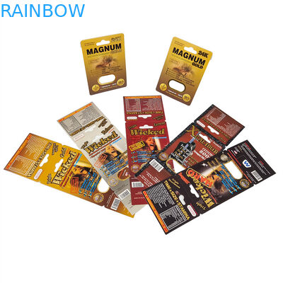 ホットセール ネズミ丸 ハニーシール 純アルミニウムフィルム ラミネートサケット ボトル 3D エフェクト カード ディスプレイ ボックス 梱包