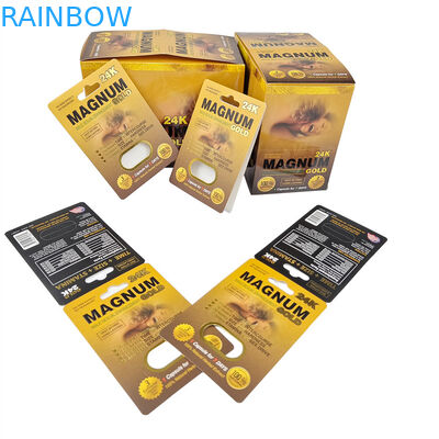 カスタム印刷 ホットセール 強化 ネズミ薬 男性用 梱包 ストック 展示紙 箱 紙カード