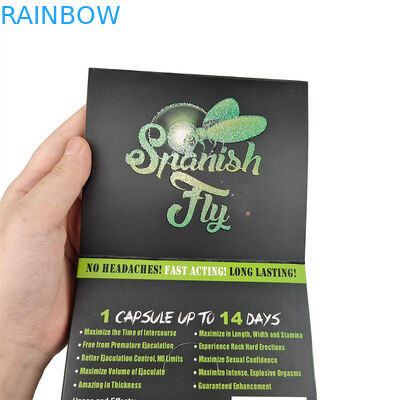 高品質 セックスピル 3D ブリスター パッキング カード ネズミ類 男性 増強ピル パッキング カード 展示紙箱