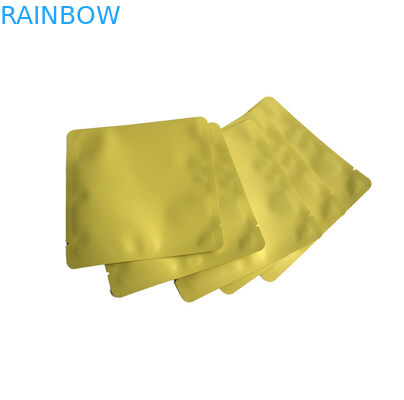 カスタムロゴ 食品グレード 透明 フロントジッパー 3 サイドシール バッグ フェイスマスク