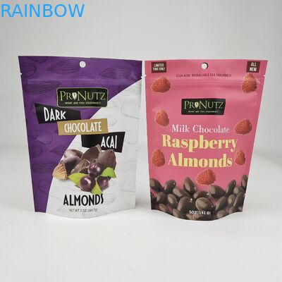 カスタムマット スタンドアップポック 層状 黒い葉巻 食品パッケージ シープ袋 透明な窓 牛肉のスクラッチ