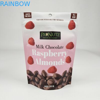 カスタムマット スタンドアップポック 層状 黒い葉巻 食品パッケージ シープ袋 透明な窓 牛肉のスクラッチ