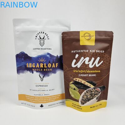 デジタル印刷 低MOQ オーダーメイド ロゴ ブランド スタンドアップ プラスチック パッケージ マイラー バッグ 梱包 ザイパー ポケット 食品保管