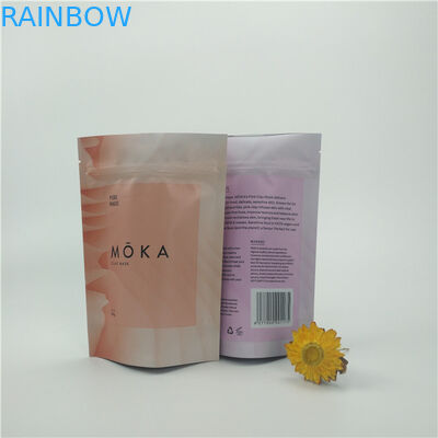 食品と美容製品のためのスタンドアップボディスクルーブバッグ フォイルポックパッケージ