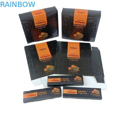 工場直販 ミツバチの袋と箱 スポットUVカスタムロゴ印刷 高級ミツバチの箱 梱包