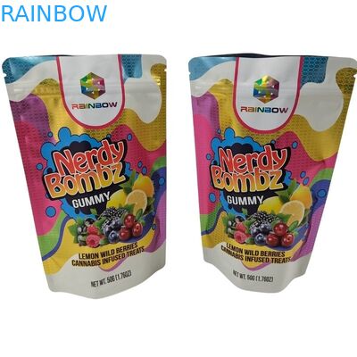 環境に優しい はい カスタム印刷 平底スナックパウチ 食品包装袋