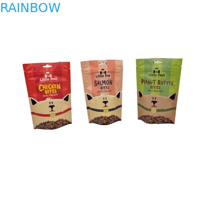 食品包装バッグのためのマット表面のカスタム印刷フラットボトムスナックポース