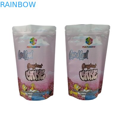 カスタムプリントされたフラットボトムスナックポケットとチョコレートパッケージ袋のための涙耐性