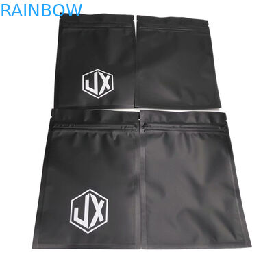 マットブラック 3 面シールケーブルUSB ザイプ付きプラスチック包装袋