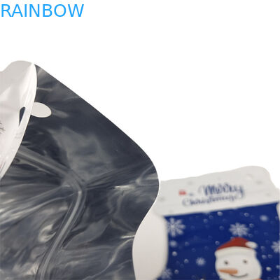 ホットセール オーダーメイド 切断型 柔らかい触覚 マイラー袋 アルミホイル プラスチック ゴミ菓子 梱包