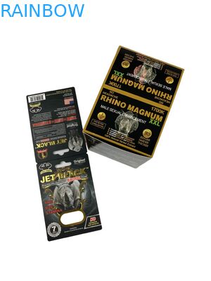 卸売 オーダーメイド プリント サイノピル 錠剤 梱包 紙箱 紙カード 増強剤 錠剤 梱包