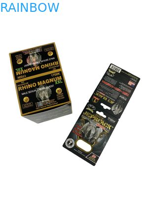 卸売 オーダーメイド プリント サイノピル 錠剤 梱包 紙箱 紙カード 増強剤 錠剤 梱包