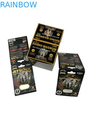 ホットセール カスタム強化錠剤 パッケージ 紙 カード ネズミ タブレット 錠剤 ブリスター付き 印刷紙 カード