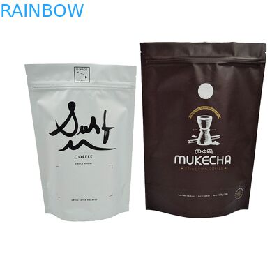 アルミホイール 印刷 金属効果 スタンドアップ ポケット カスタムデザイン プラスチック食品品種 カフェ用