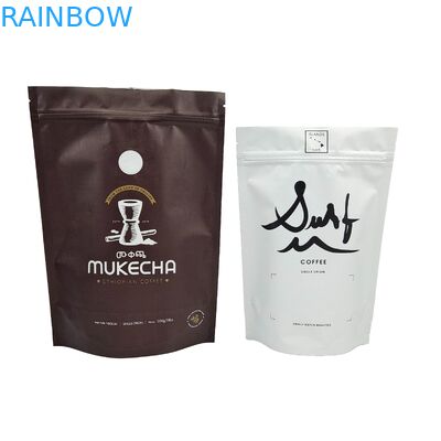 カスタマイズされた食品品種 色彩豊かな袋 ロゴ印刷 梱包 コーヒー スタンドアップ ザイプ袋 バルブ付き