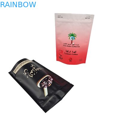 透明なロゴ プリント カスタム デザイン プリント バッグ スタンドアップ バッグ アルミニウム フィルム ザイプ プラスチック バッグ