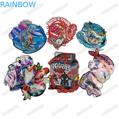 プリントデザインのための子供防止ジッパーと長持ち耐久性のあるカスタマイズされたダイカットバッグ