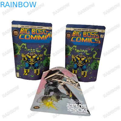 オーダーメイド 再開可能な熱密封 立立紙袋 スナッククッキー 食品 包装 ザイプ袋