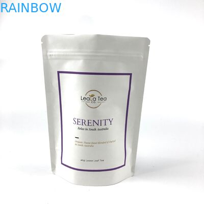 乾燥茶袋のパッケージングのためのカスタマイズされたロゴと再閉可能スタンドアップポケット