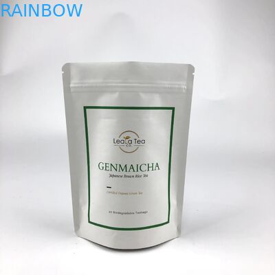 乾燥茶袋のパッケージングのためのカスタマイズされたロゴと再閉可能スタンドアップポケット