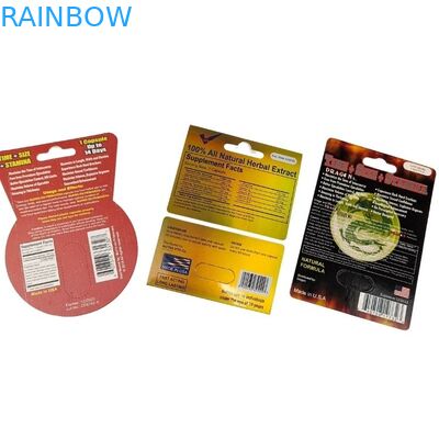 覆い紙のブリスターカードのパッケージは,わずか5日以内にサンプルが保証されます.